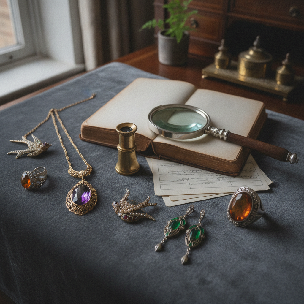 Antique Jewelry Appraisal - No Face and No Text